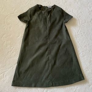 Zara Green Suede Dress